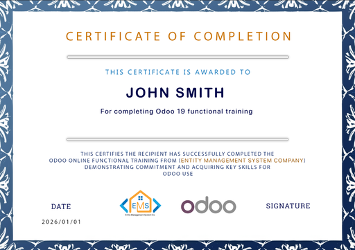 Odoo Certification 19 (By E.M.S Company)